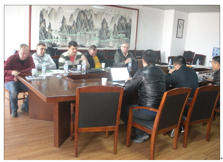 俄羅斯PPGK公司客商來公司參觀、考察